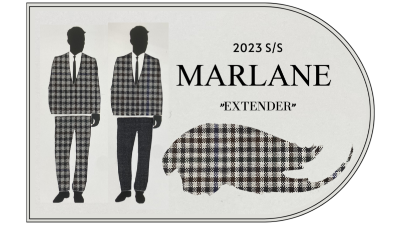 【グレースーツ】MARLANE生地紹介～EXTENDERシリーズ特有のパワーストレッチがかなり優秀です！のアイキャッチ画像