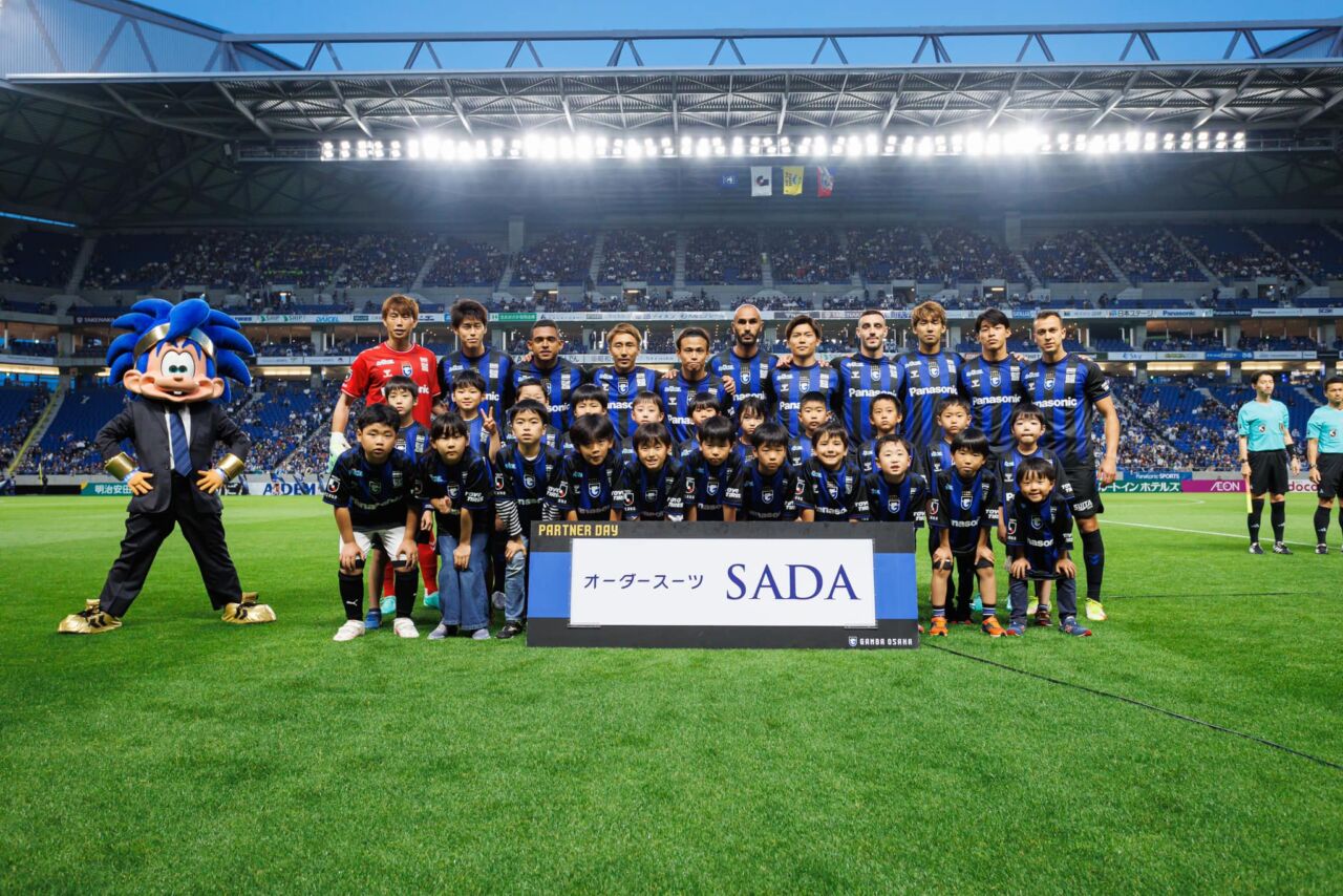 SADAが公式オーダースーツを提供するガンバ大阪さんの先日の SADAが公式オーダースーツを提供するガンバ大阪さんの先日の