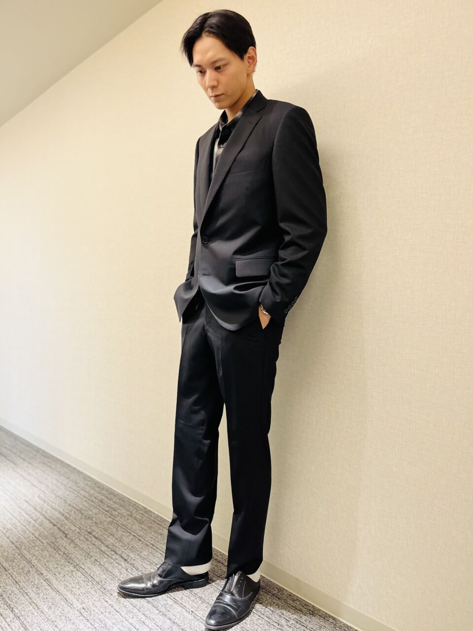 男は黙って黒のシャドーストライプ No.111-大阪梅田店スーツ 男は黙って黒のシャドーストライプ No.111-大阪梅田店スーツ