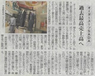 繊研新聞の「人」というコラムに掲載して頂きました!のアイキャッチ画像