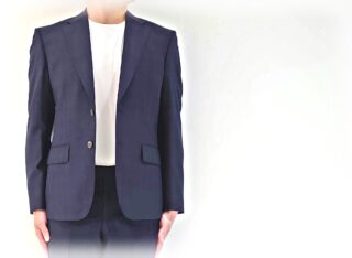 2165 定番ダークネイビーシャドウストライプの画像