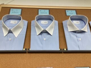 シャツデザイン（襟）の画像