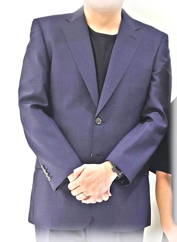 2212 クラシックなネイビーグレンチェックのアイキャッチ画像