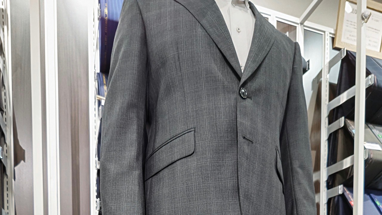 OLIVER チェック柄グレースーツ TWグレンチェックスーツ（同素材ベストあり）｜メンズ