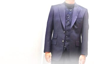 2343 ラグジュアリーなブラックダミエ柄の画像