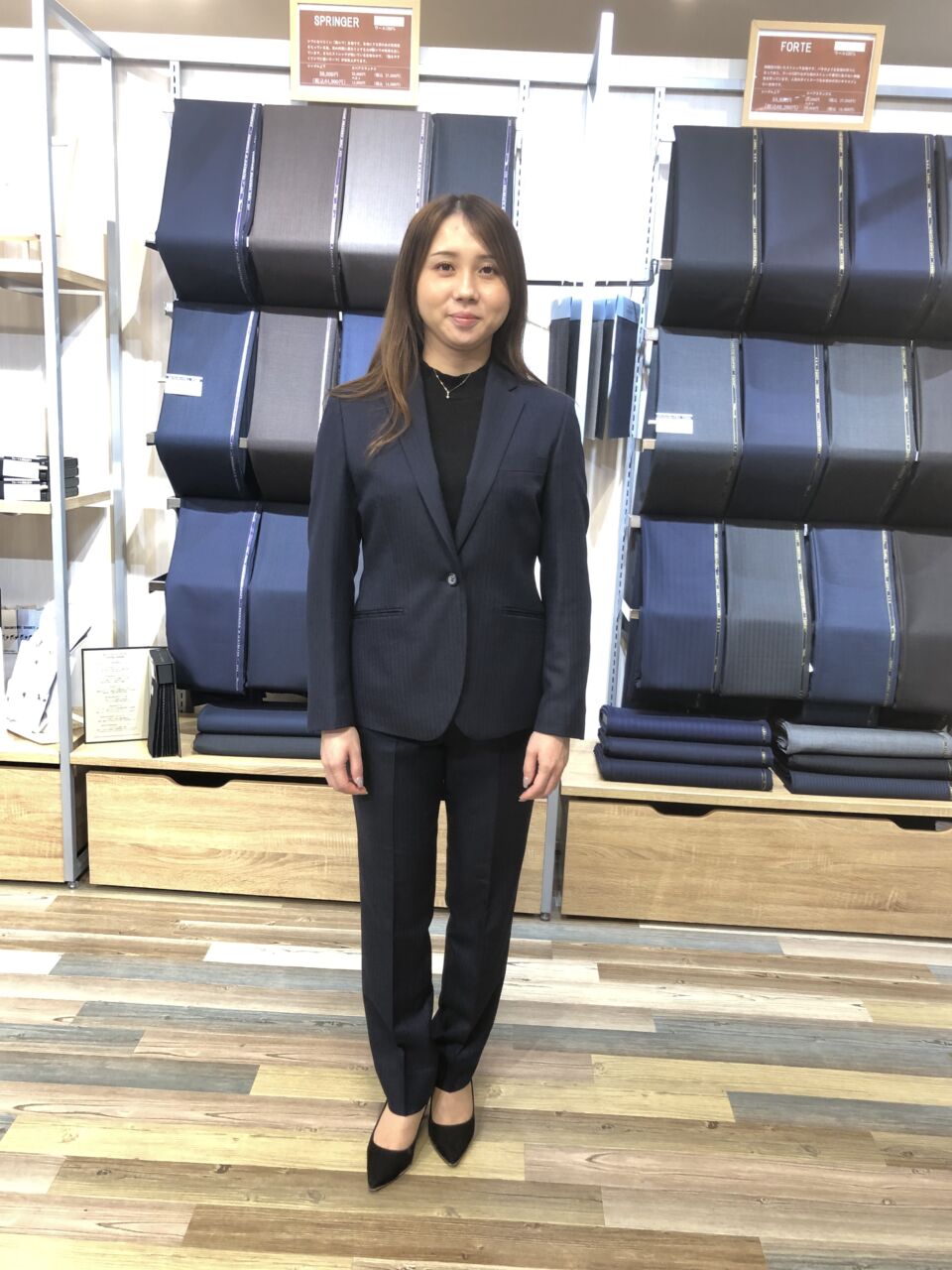 美しいシルエットのレディースパンツスーツ-セントシティ小倉店 美しいシルエットのレディースパンツスーツ-セントシティ小倉店