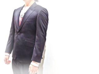 2325 エレガントなチャコールグレーストライプの画像