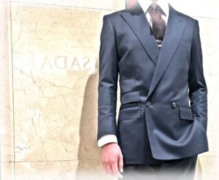 2382 成人式イタリア・マルラーネラグジュアリー感抜群のダークネイビーの画像