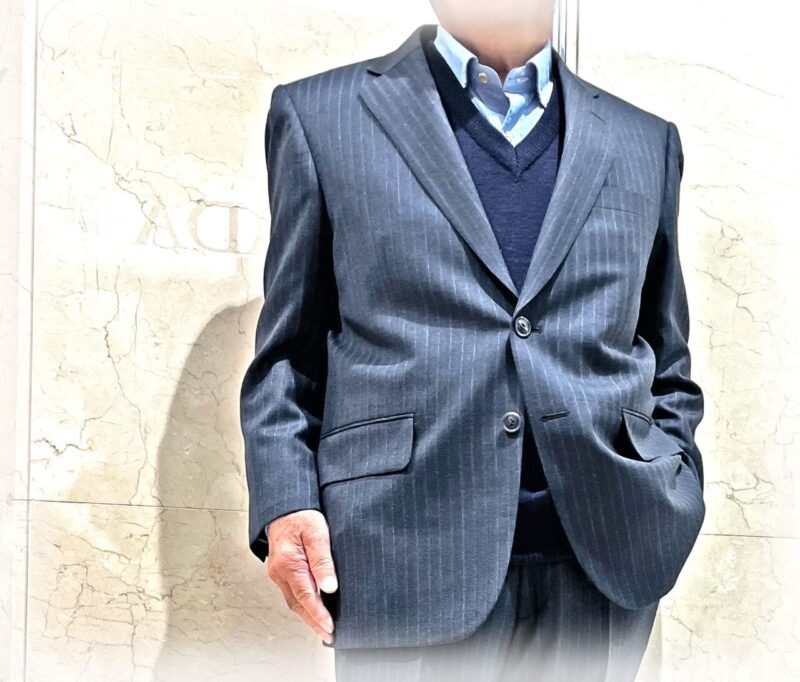 2384 渋いチョークストライプのアイキャッチ画像