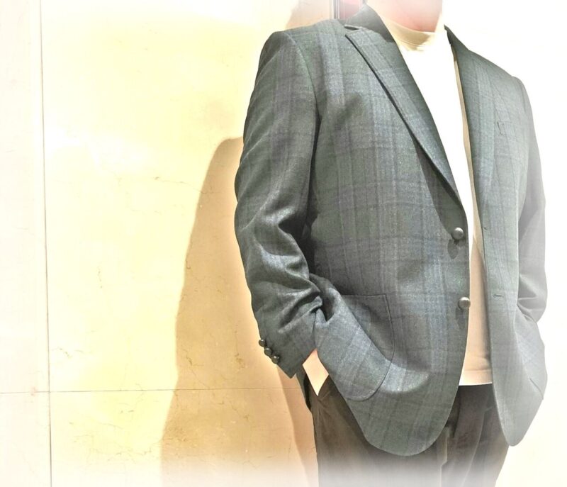 2433 イタリア・カノニコ モダンなヘビーフランネルジャケットのアイキャッチ画像