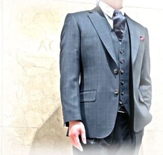 2428 イタリア・マルラーネ モダンなグリーングレンチェックの画像