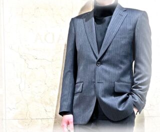 2468 落ち着いたグレーストライプの画像