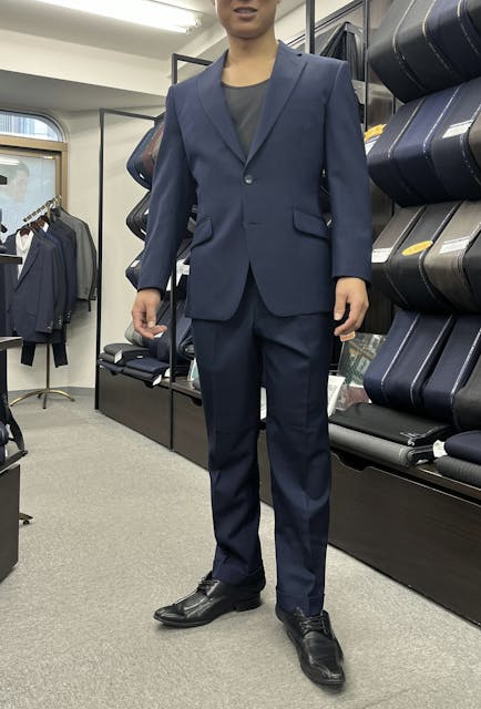 明るめなネイビースーツ-赤羽店スーツコレクション-オーダー 明るめなネイビースーツ-赤羽店スーツコレクション-オーダー