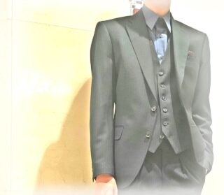 2462 モダンなダークグリーンヘリンボーンの画像