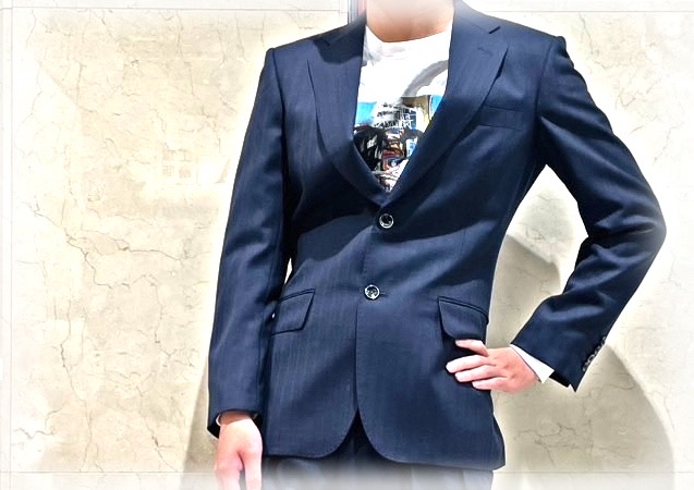 2509 王道のダークネイビーシャドウストライプのアイキャッチ画像
