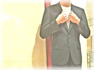 2566 王道のダークネイビースーツの画像