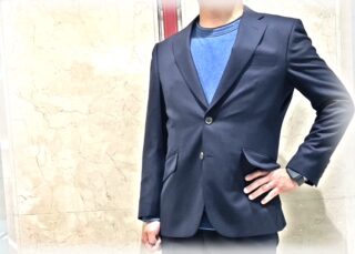 2544 定番ネイビースーツの画像
