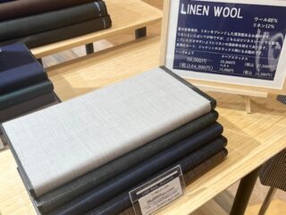 2025S/S生地紹介【LINEN WOOL】の画像