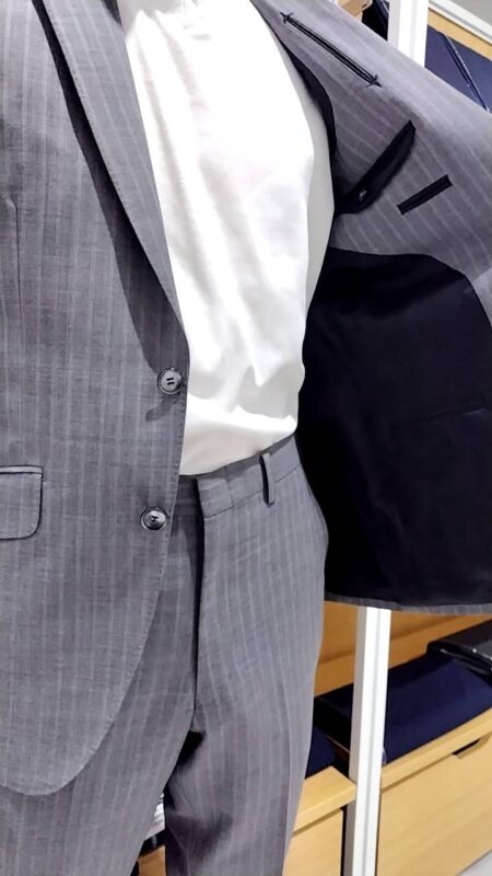ハイグレード仕立て・グレー系・撥水素材&ドビー柄裏地のアイキャッチ画像