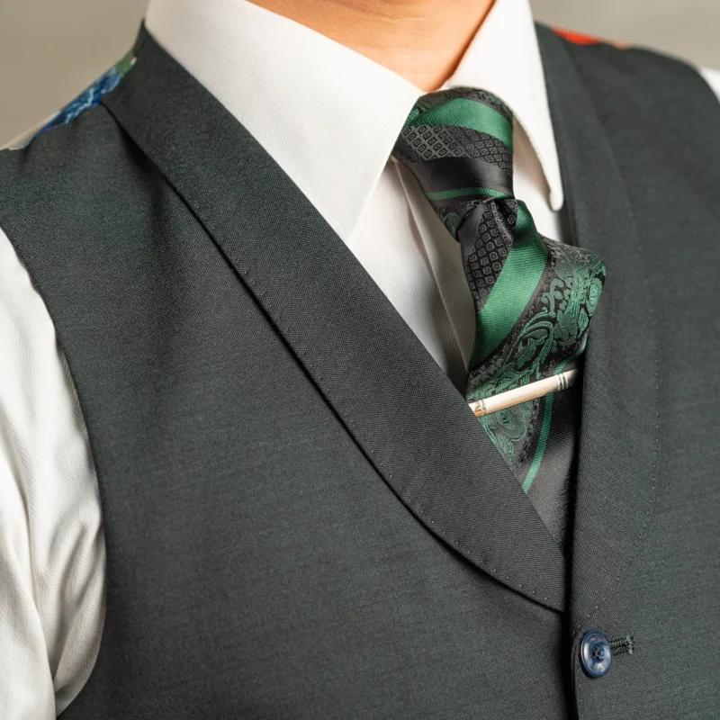 シングルベスト　衿デザイン各種のアイキャッチ画像