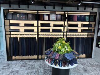 現在の店頭の生地状況の画像