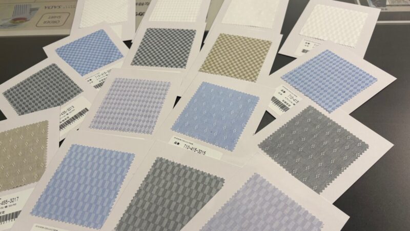 新しいシャツ生地が入荷しましたのアイキャッチ画像