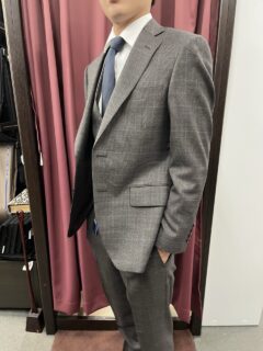 ブラウンチェックの画像