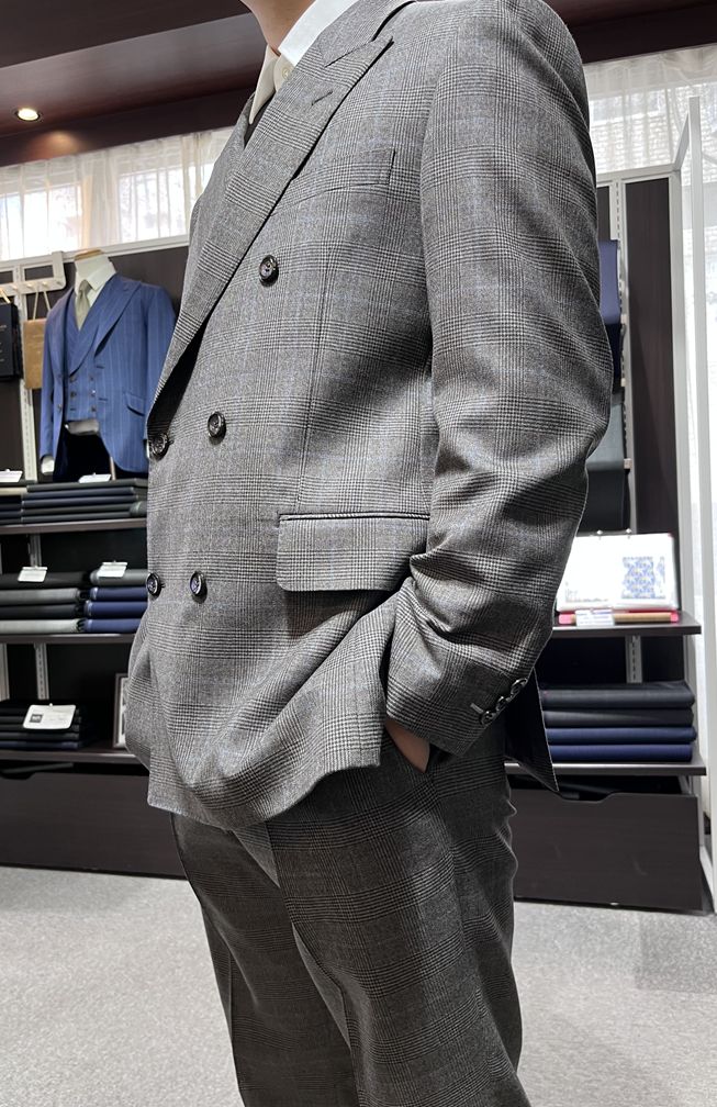 ✨美品✨Karl Helmut ビジネススーツ ダブルボタン グレンチェック M