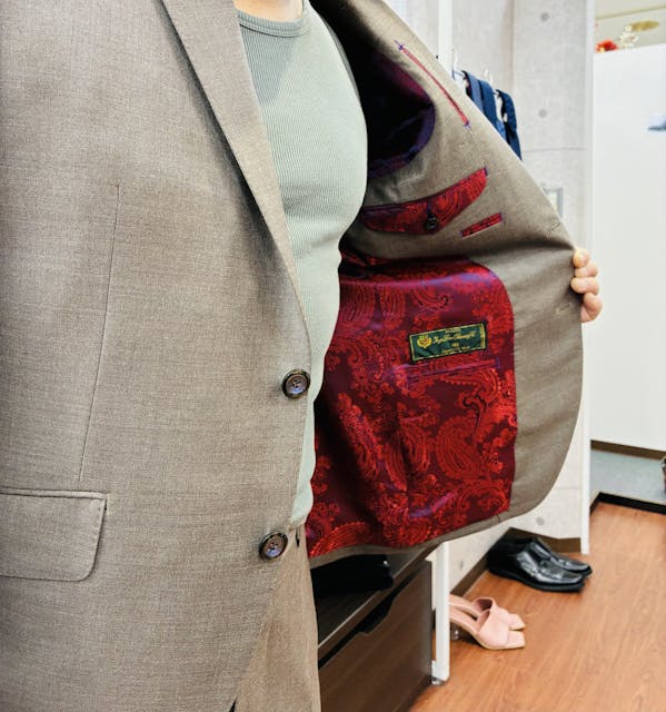 【The ITALIAN Style】 『Loro Piana』×『ARIA AZZURRO裏地』のアイキャッチ画像