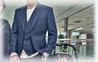 2367 カントリーなネイビーホームスパンの画像