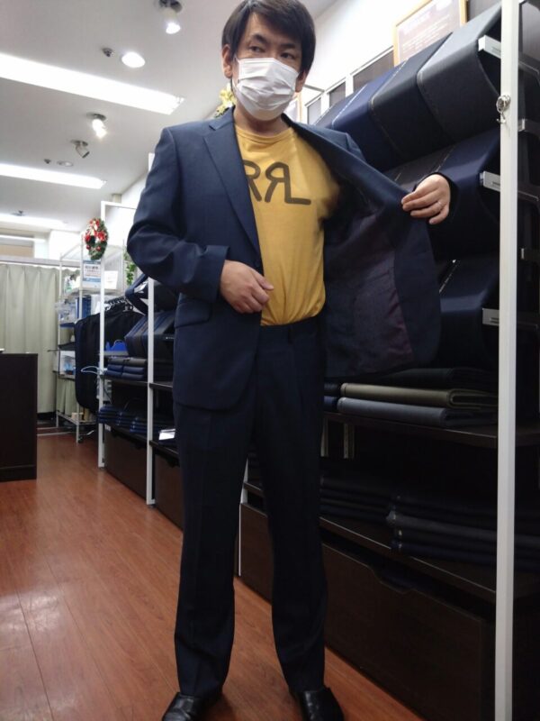 ブルーグレー格子×チェス柄シャンパンゴールド裏地のアイキャッチ画像