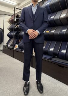 成人式用3ツ揃えスーツの画像