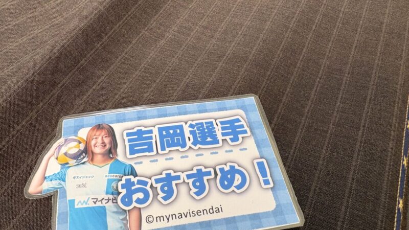 【マイナビ仙台レディース】吉岡選手おすすめ生地③のアイキャッチ画像