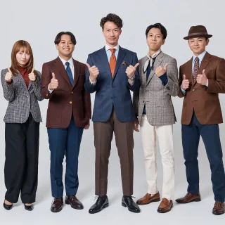 ジャケパンスタイルの画像