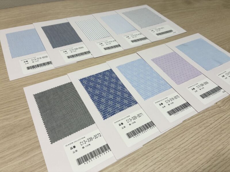 綿１００％シャツ生地も入荷しました！のアイキャッチ画像