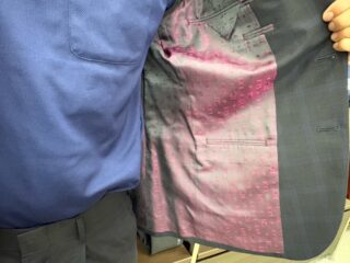 裏地もお洒落にこだわりを。の画像