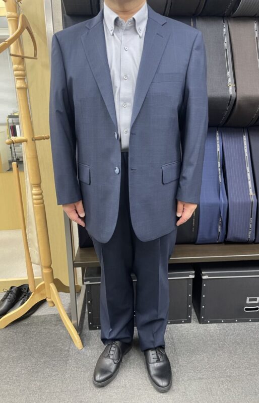 ネイビー×チェックのアイキャッチ画像