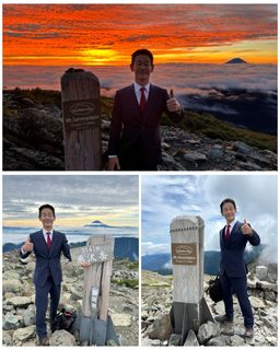 私の「スーツ登山」のことを、@DIMEが取り上げて下さり、それが、Yahoo!ニュースにピックアップされました！のアイキャッチ画像