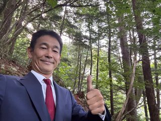 私の「スーツ登山」のことを、@DIMEが取り上げて下さり、それが、Yahoo!ニュースにピックアップされました！のアイキャッチ画像