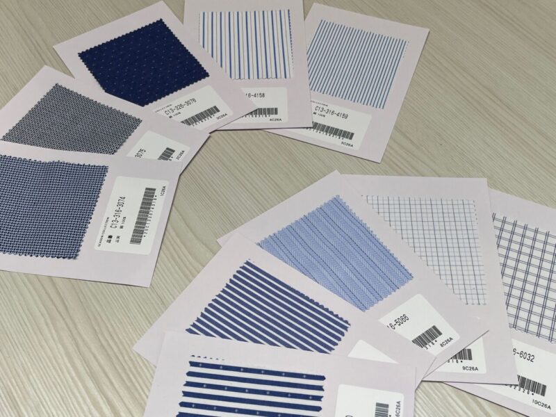 オーダーシャツ新柄入荷のお知らせのアイキャッチ画像