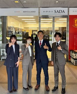 オーダースーツSADA名古屋栄店を店周り。の画像