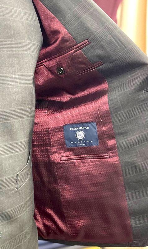 グレー系・イタリア輸入生地「MARLANE社」Wool100%素材&ドビー織り柄裏地のアイキャッチ画像