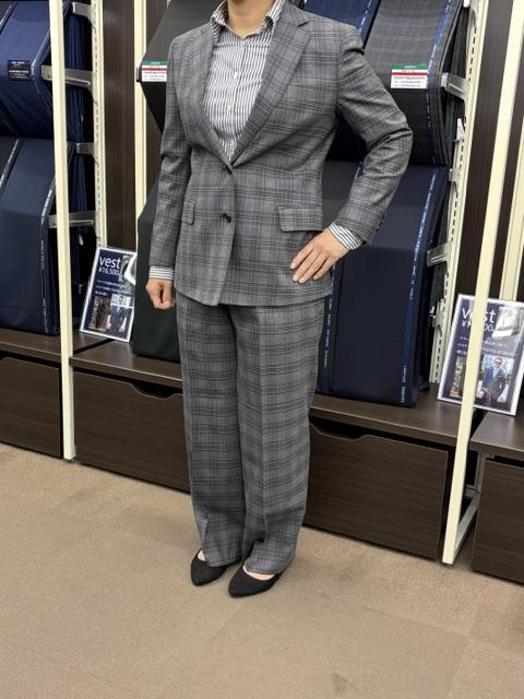 遠目は上品に、近くで魅せる－グレンチェックのアイキャッチ画像