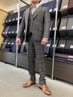チェック柄で秋冬の装いに。の画像