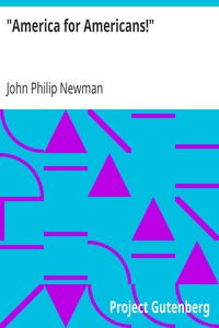 "America for Americans!"
The Typical American, Thanksgiving Sermon