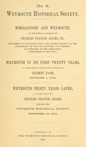 Wessagusset and Weymouth