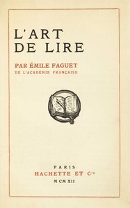 L'art de lire