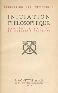 Initiation philosophique