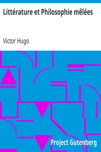 Littérature et Philosophie mêlées