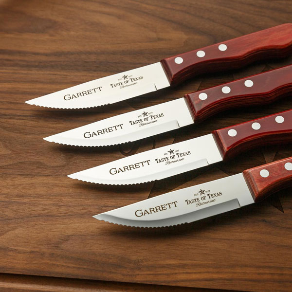 Personalized steak knives